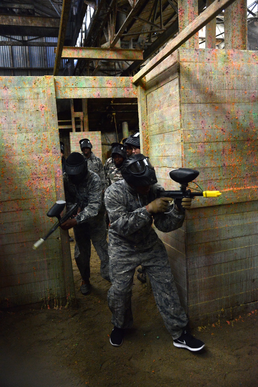 39th Signal and USAG Benelux paintball exercise