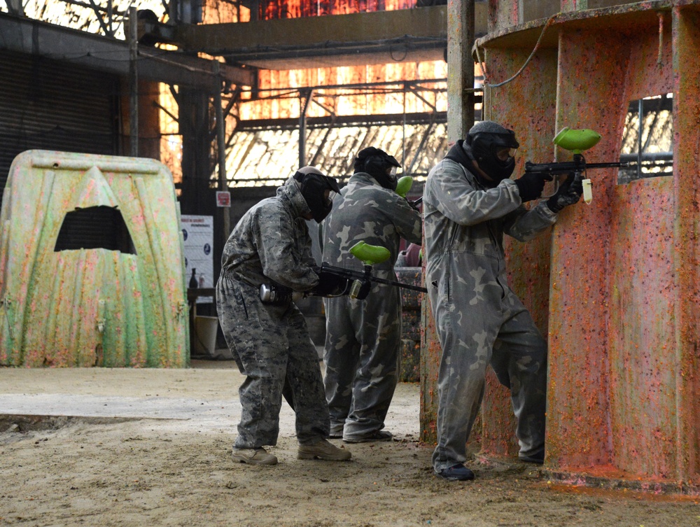 39th Signal and USAG Benelux paintball exercise