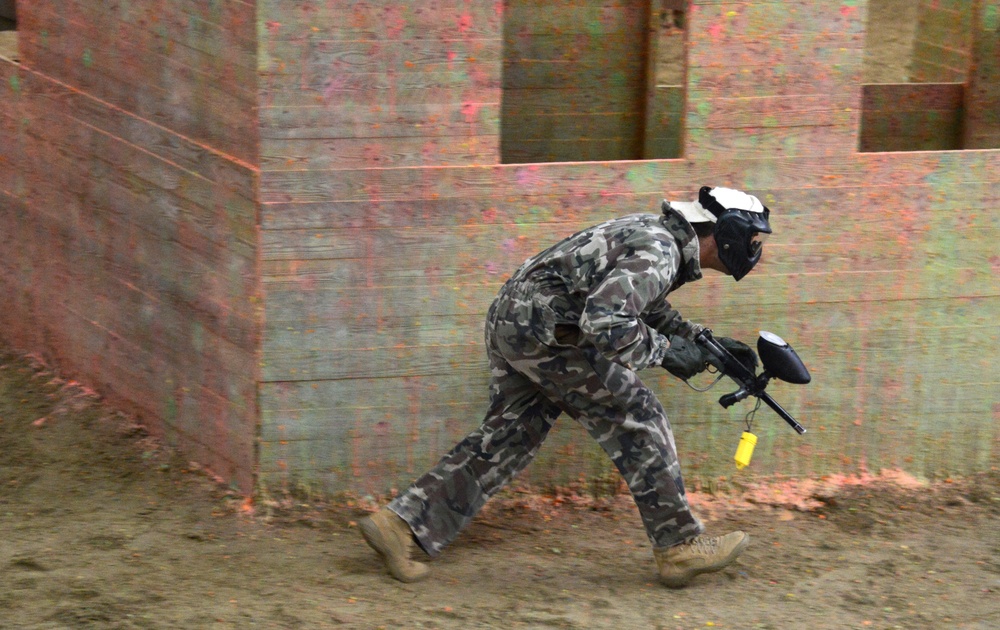 39th Signal and USAG Benelux paintball exercise
