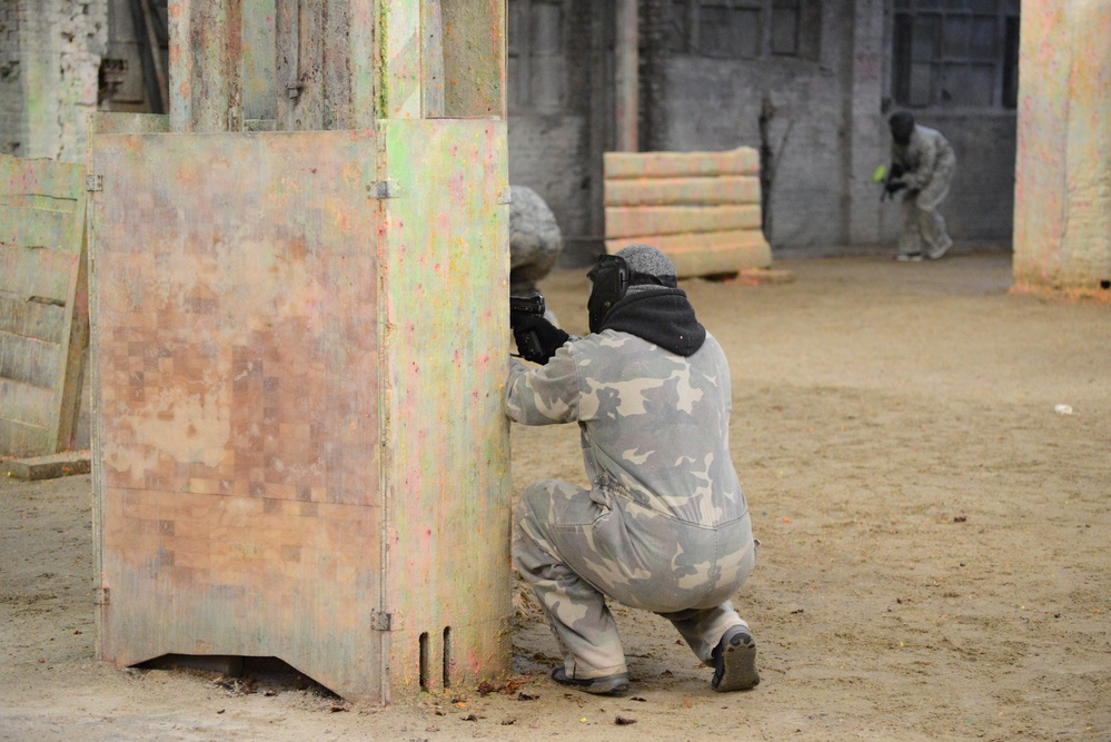 39th Signal and USAG Benelux paintball exercise