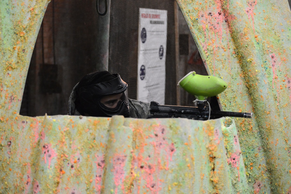 39th Signal and USAG Benelux paintball exercise
