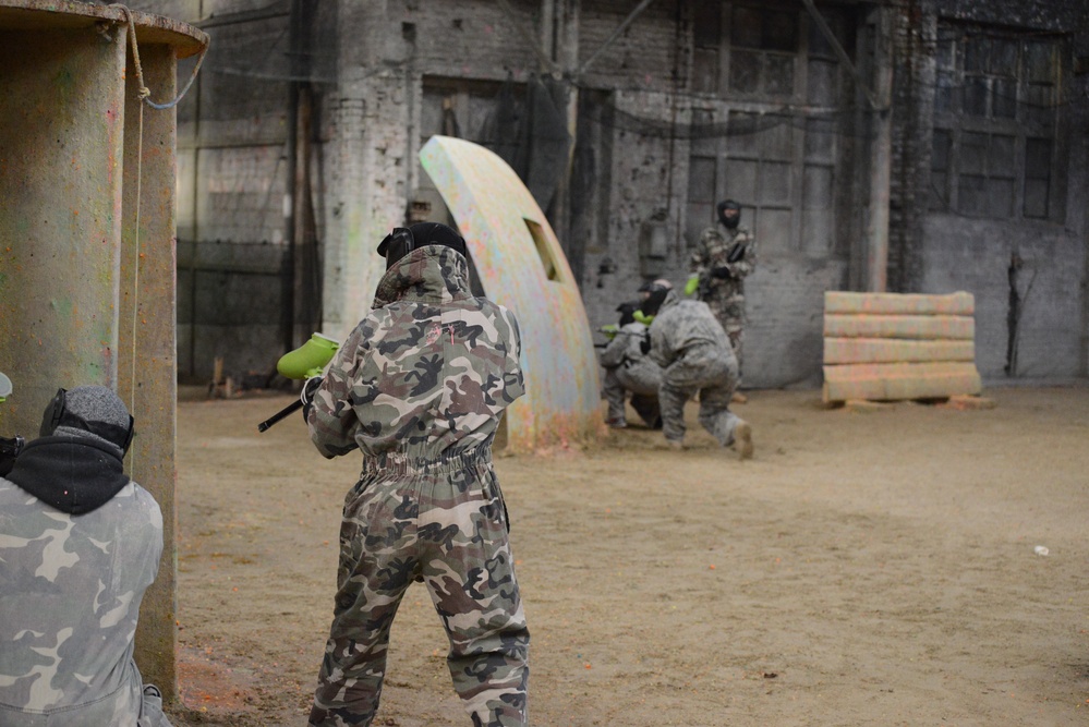 39th Signal and USAG Benelux paintball exercise