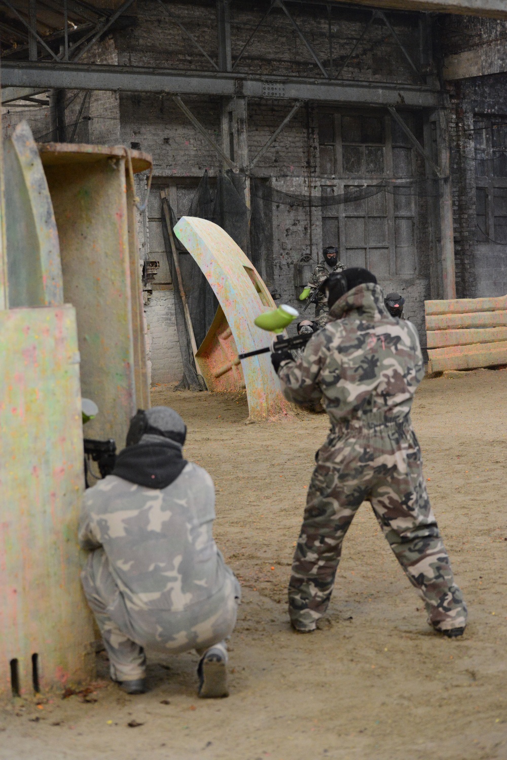 39th Signal and USAG Benelux paintball exercise