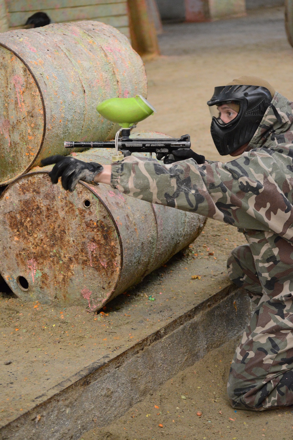 39th Signal and USAG Benelux paintball exercise