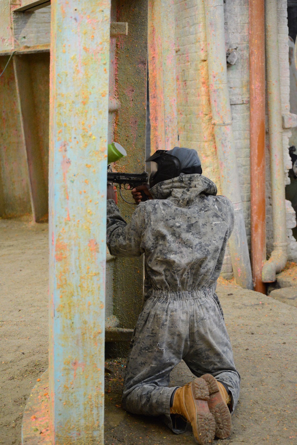 39th Signal and USAG Benelux paintball exercise