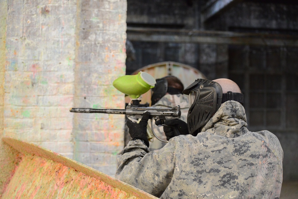 39th Signal and USAG Benelux paintball exercise