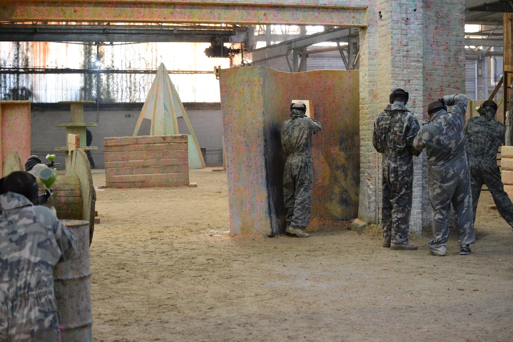39th Signal and USAG Benelux paintball exercise