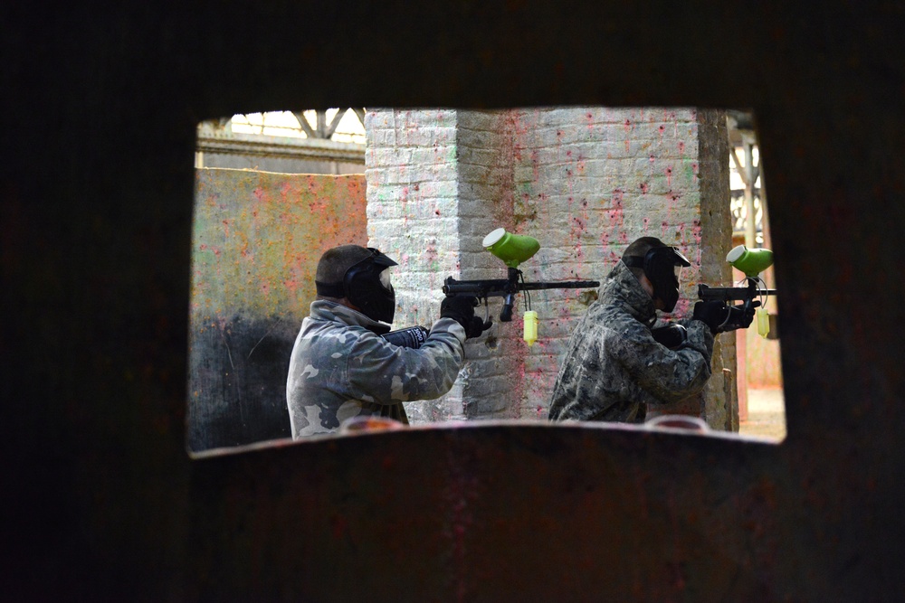 39th Signal and USAG Benelux paintball exercise