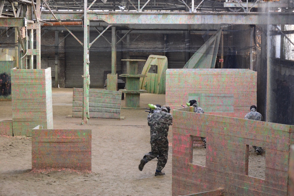 39th Signal and USAG Benelux paintball exercise