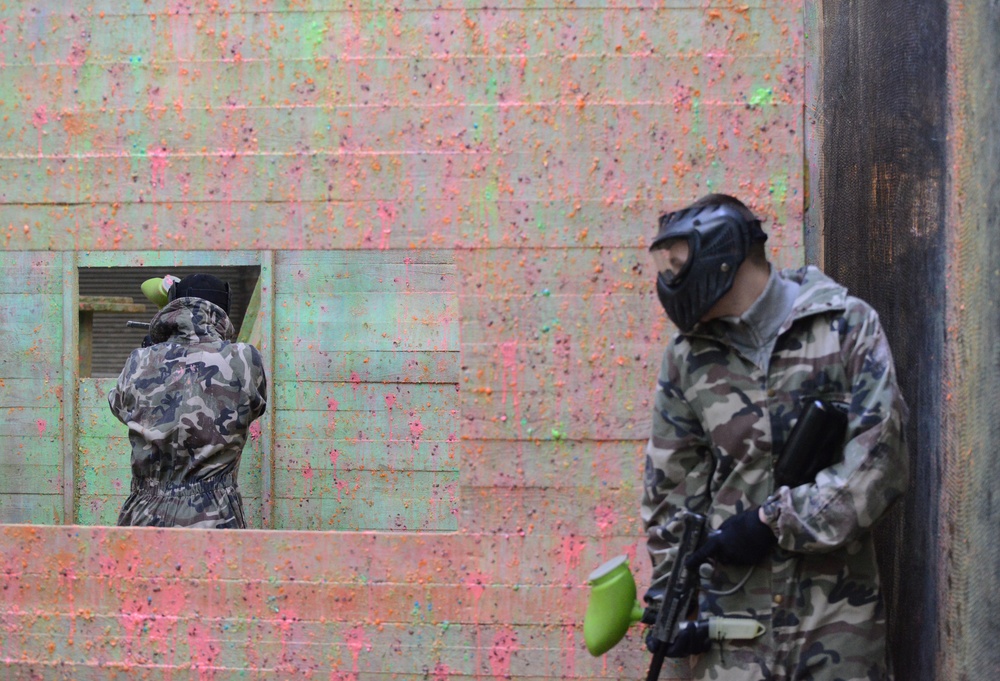 39th Signal and USAG Benelux paintball exercise