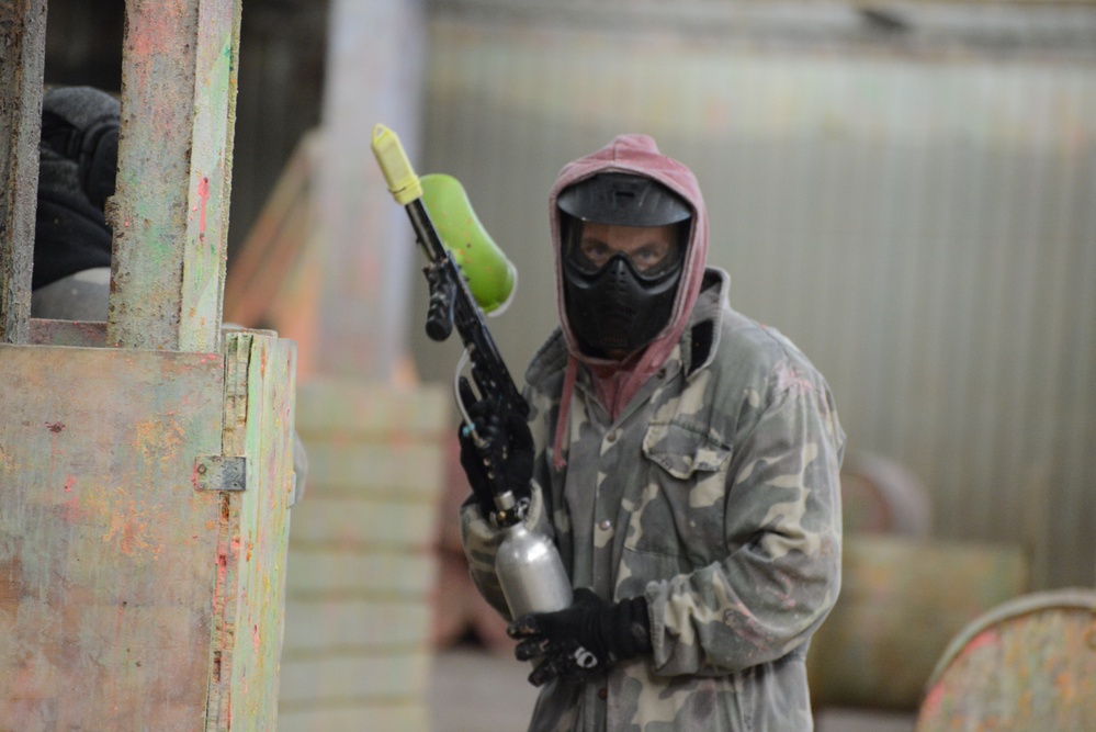 39th Signal and USAG Benelux paintball exercise
