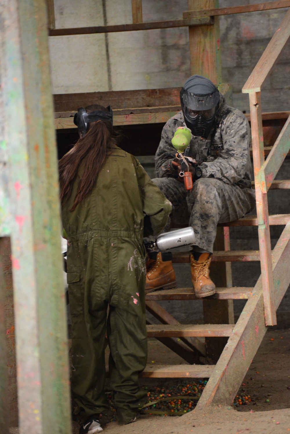 39th Signal and USAG Benelux paintball exercise