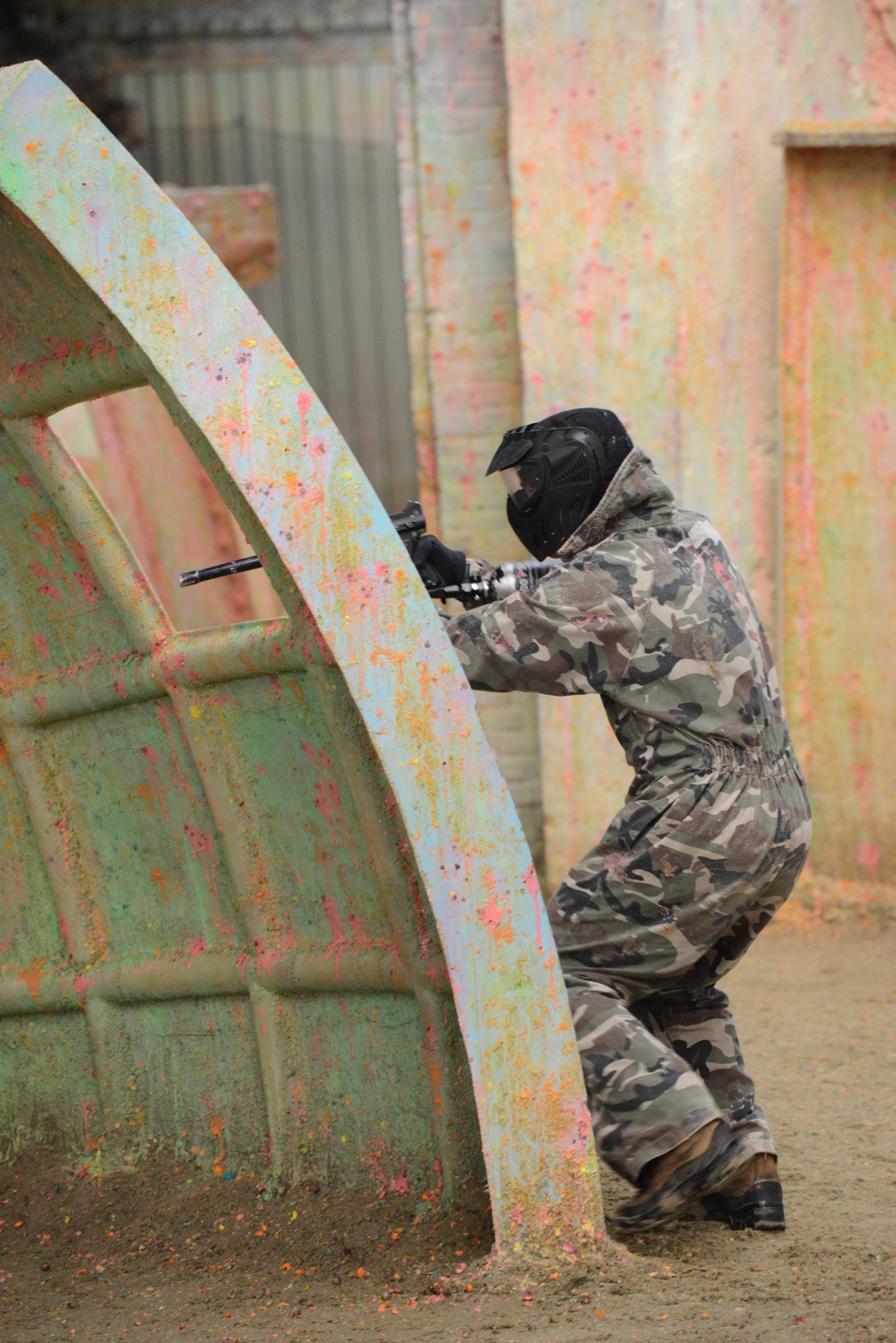 39th Signal and USAG Benelux paintball exercise