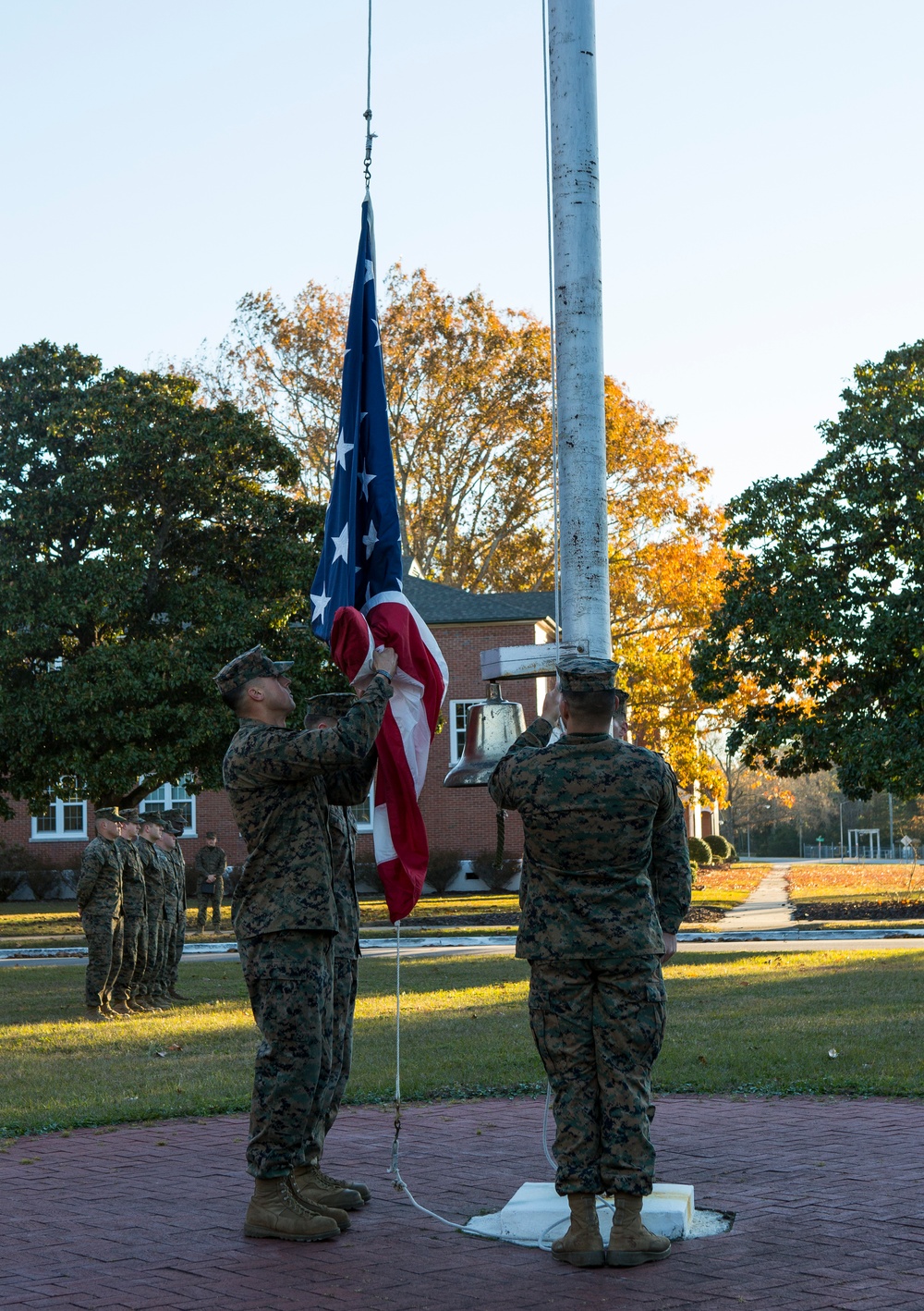 2nd Marine Division Morning Colors Ceremony