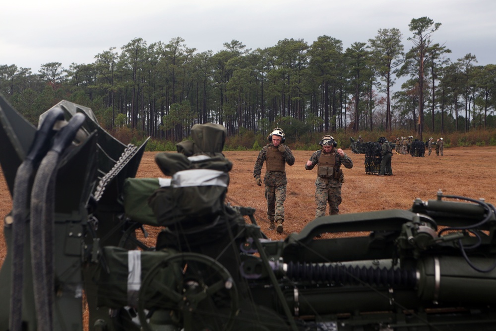 Combat Logistics Battalion 6 supports artillery