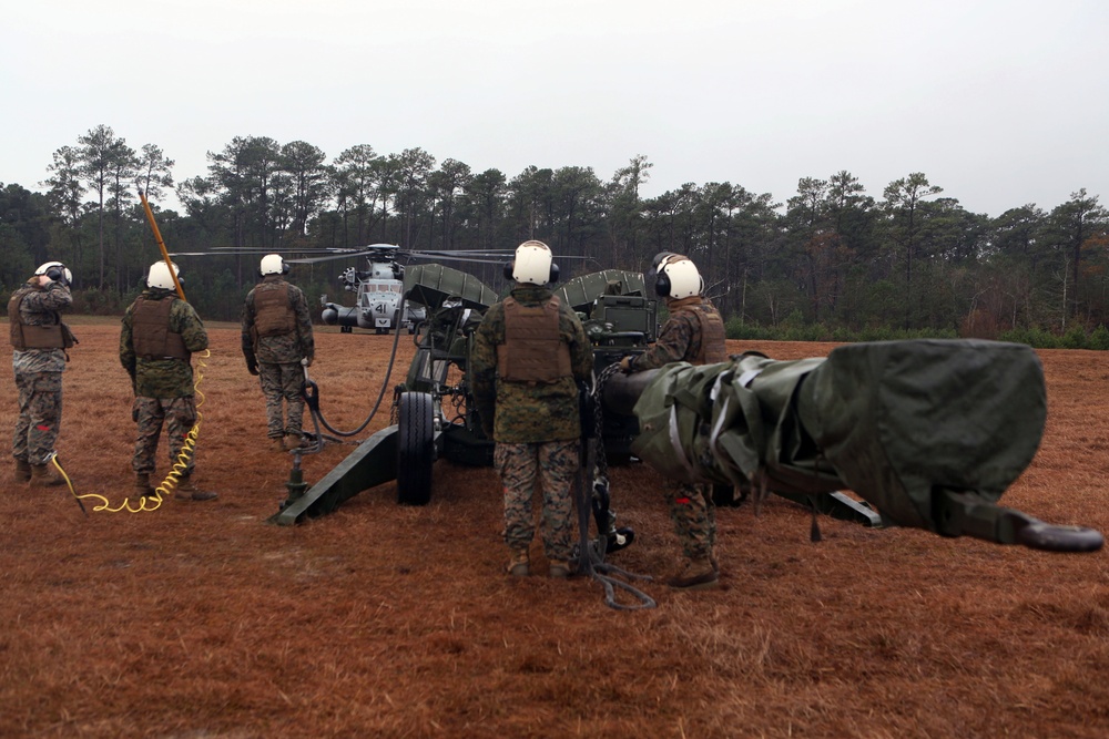 Combat Logistics Battalion 6 supports artillery