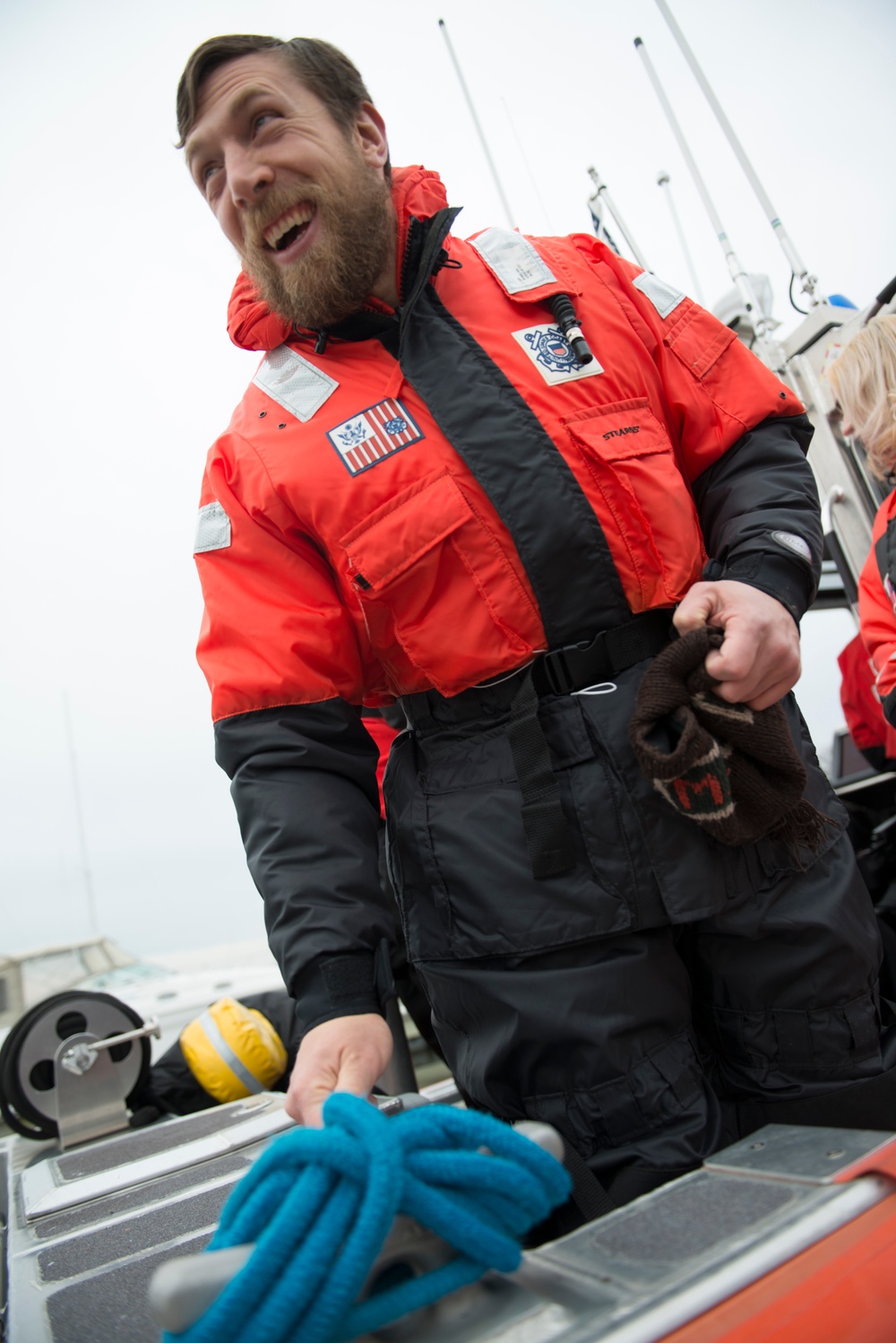 WWE superstars visit Coast Guard Station Washington