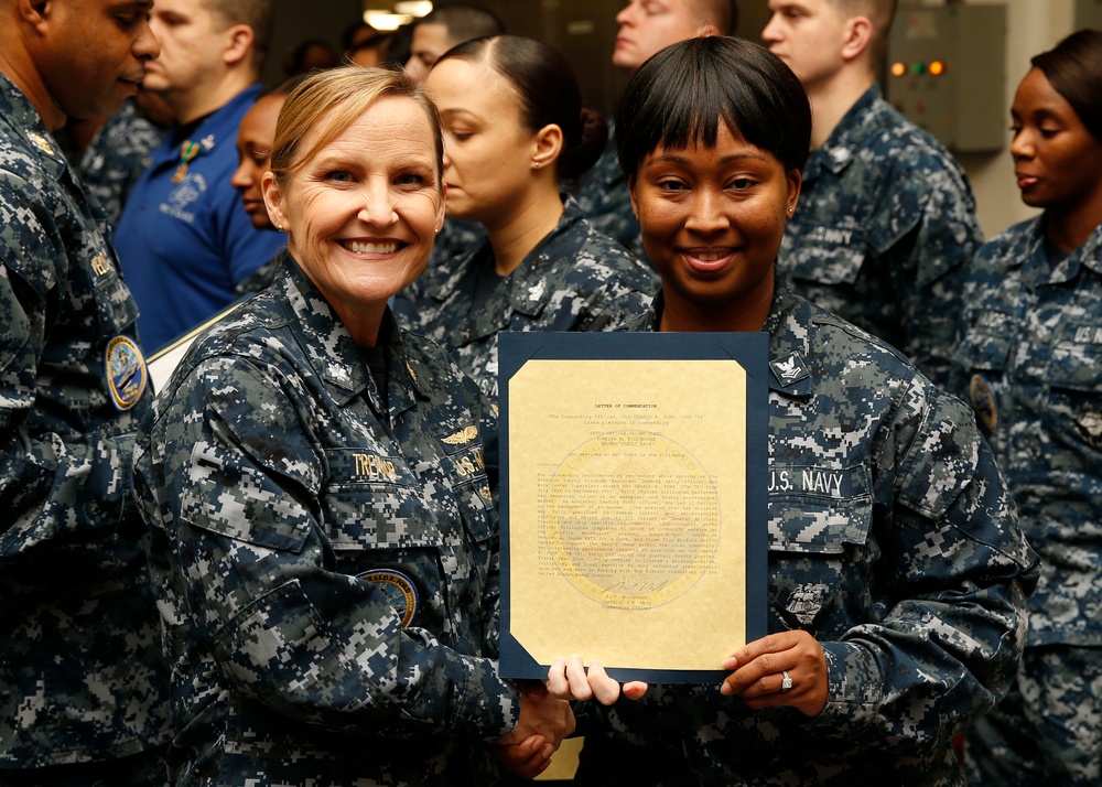 PCU Ford Supply Dept. Awards