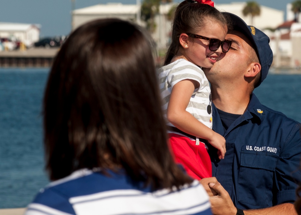 Coast Guard crew returns from 7-week patrol in the South Florida Straits