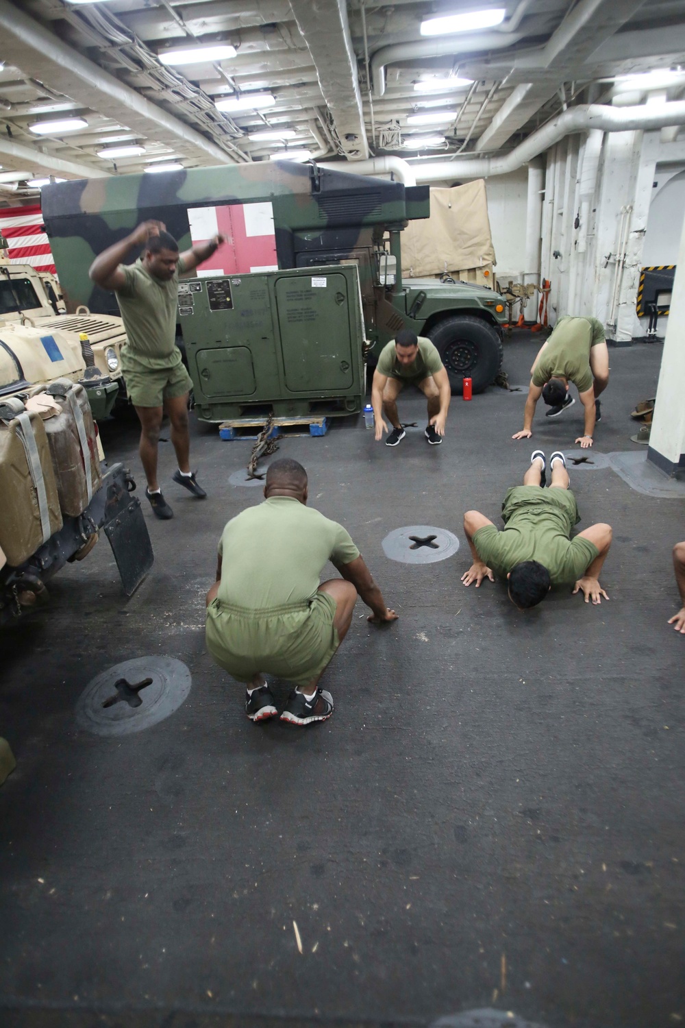 22nd MEU Corporals' Course Physical Training