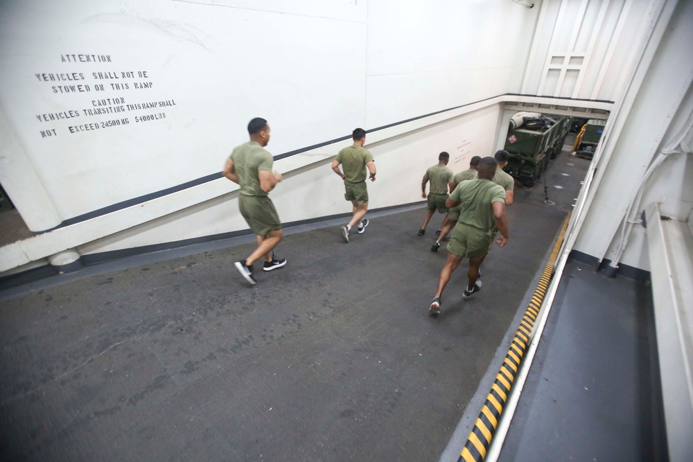 22nd MEU Corporals' Course Physical Training