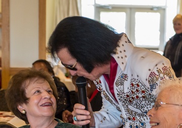 Senior Citizen’s  Tea: time-honored  tradition hosted  aboard air station