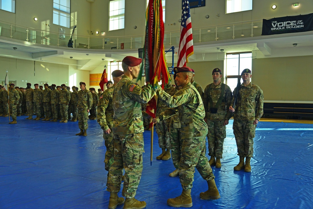 Change of Responsibility Ceremony 173rd Brigade Support Battalion, 173rd Airborne Brigade