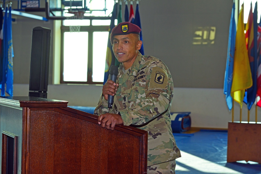 Change of Responsibility Ceremony 173rd Brigade Support Battalion, 173rd Airborne Brigade