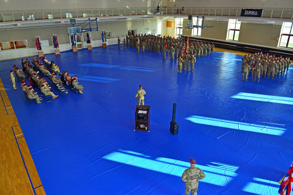 Change of Responsibility Ceremony 173rd Brigade Support Battalion, 173rd Airborne Brigade