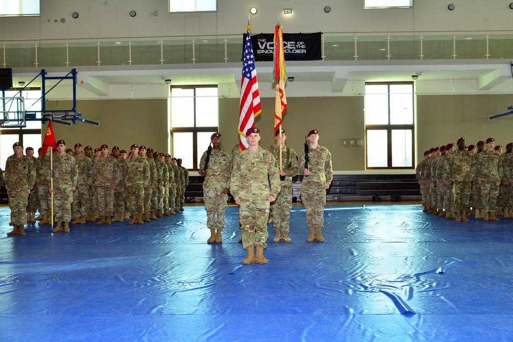 Change of Responsibility Ceremony 173rd Brigade Support Battalion, 173rd Airborne Brigade