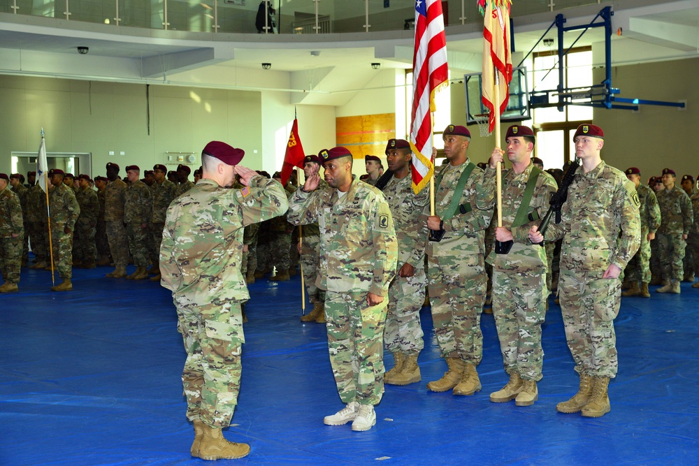 Change of Responsibility Ceremony 173rd Brigade Support Battalion, 173rd Airborne Brigade