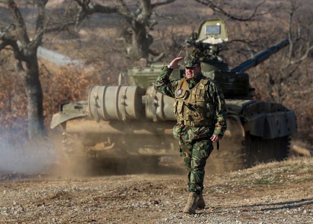 U.S. Marines, Bulgarians, conduct live-fire range during exercise Platinum Lion