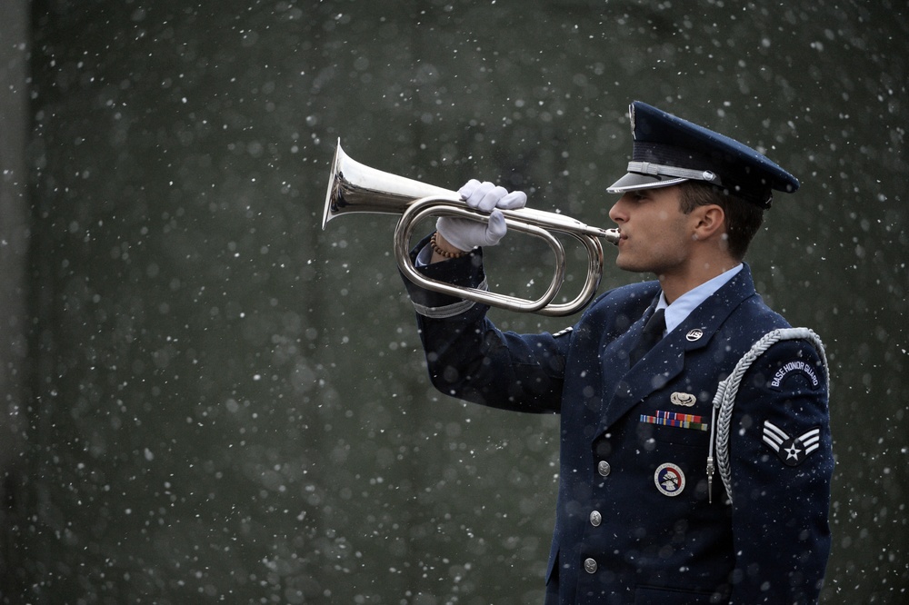 DVIDS - Images - 106th Rescue Wing Honor Guard Trains in the Snow ...