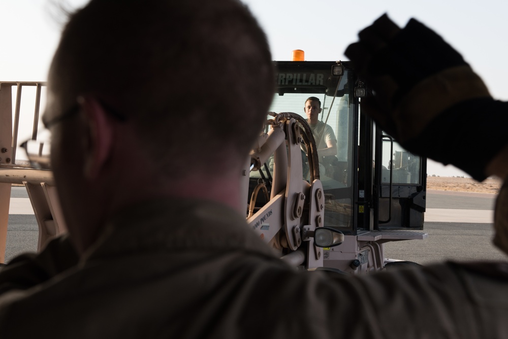 Advance team clears way for combat ops