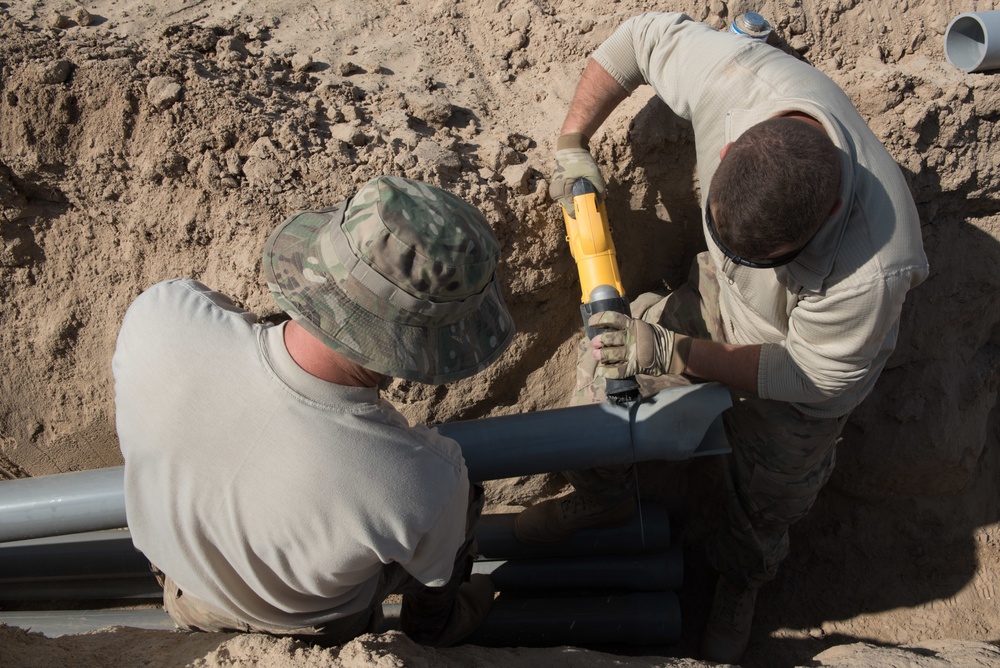 Advance team clears way for combat ops