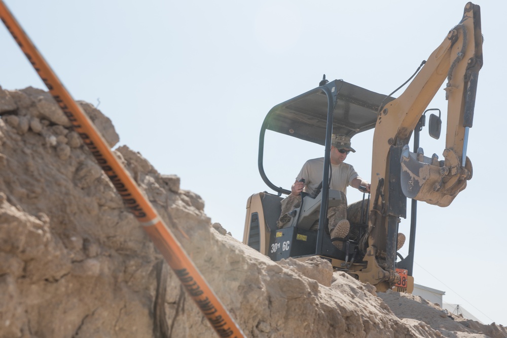 Advance team clears way for combat ops
