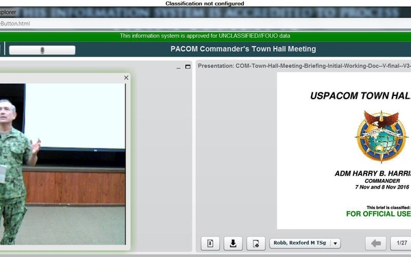 DISA enables remote audience participation for PACOM Town Hall