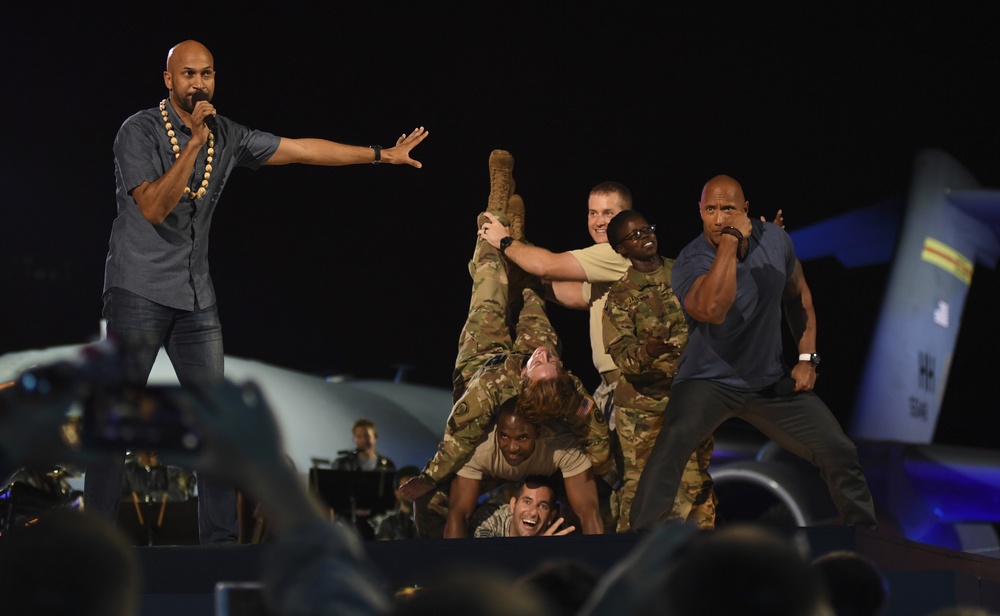 Dwayne “The Rock” Johnson hosts free concert on Joint Base Pearl Harbor-Hickam