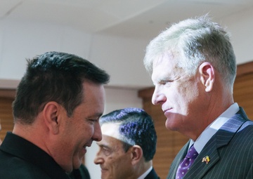 Colombia’s premier officer training center distinguishes SOCSOUTH members