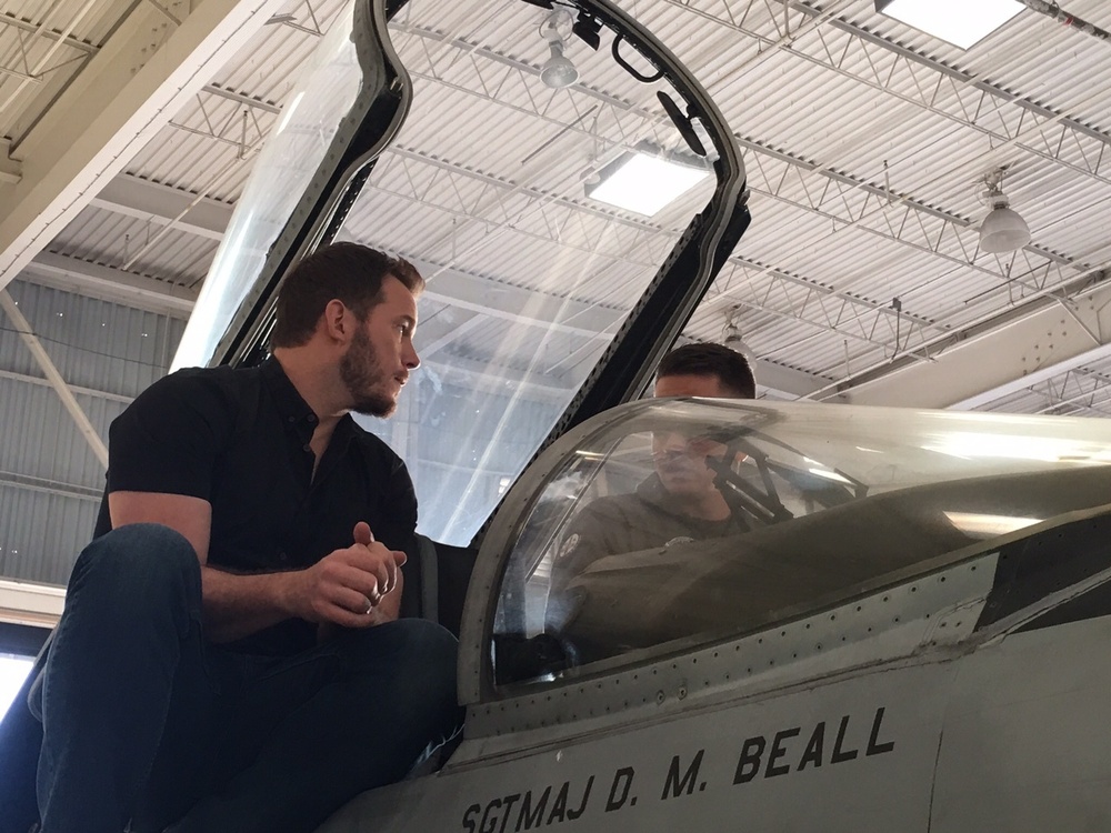 Chris Pratt visits MCAS Miramar