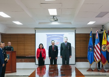 Colombia’s premier officer training center distinguishes SOCSOUTH members