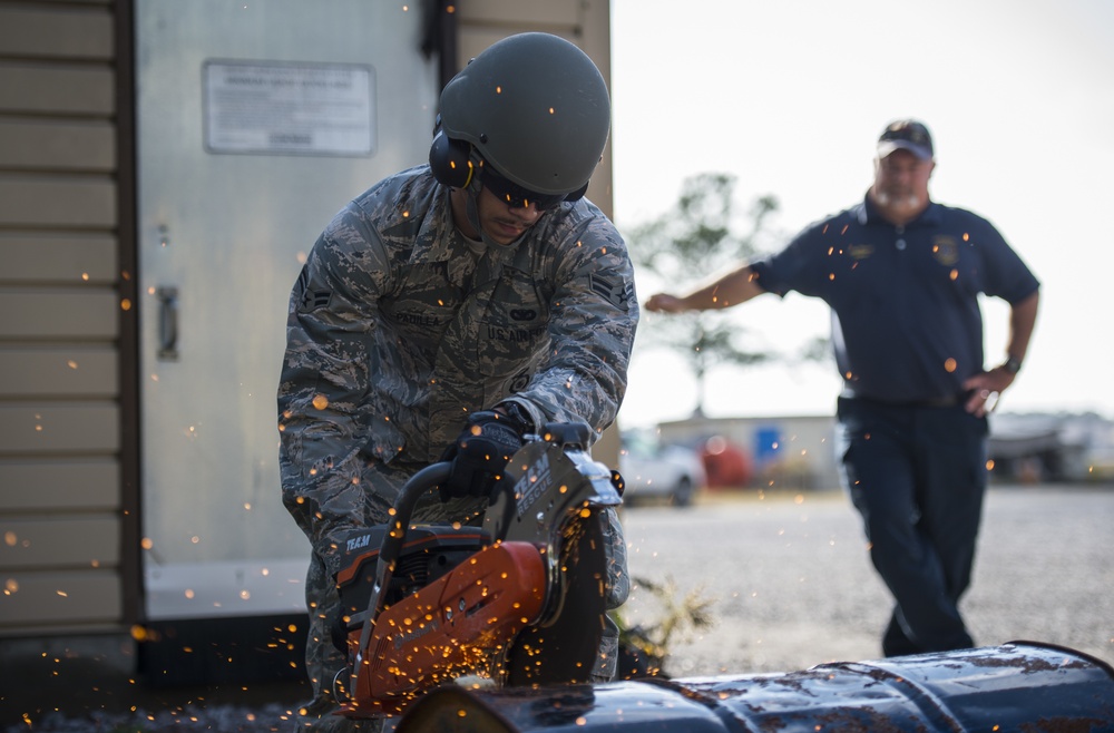 Defenders, firefighters conduct training