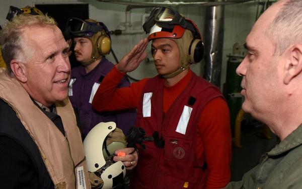 Senator Thom Tillis Visits USS Bataan