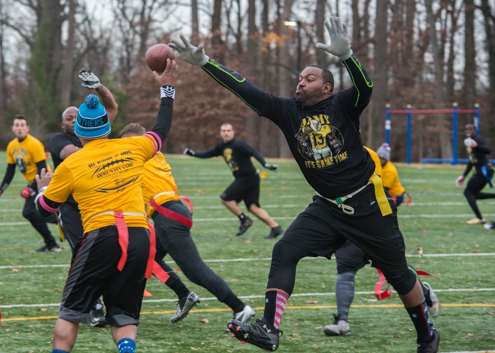 MWR Hosts Army Navy Flag Football Game