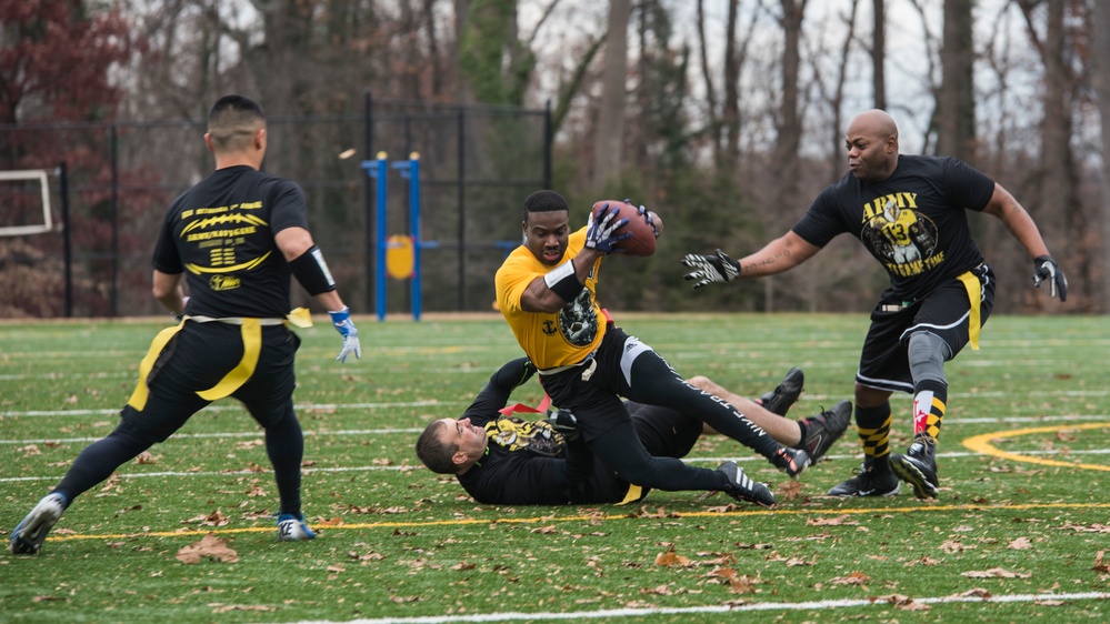 MWR Hosts Army Navy Flag Football Game