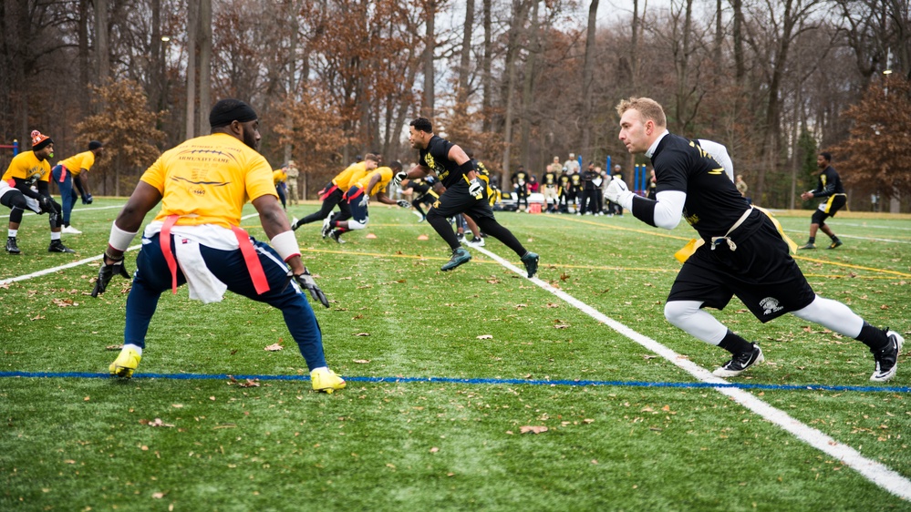 MWR Hosts Army Navy Flag Football Game
