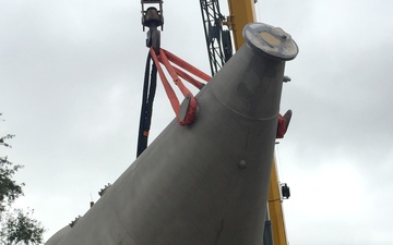 Speece cones delivered as part of the Savannah Harbor Expansion Project environmental mitigation