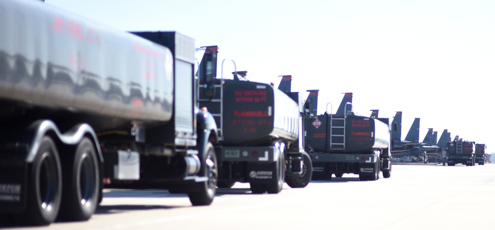 325th LRS provides vehicles, fuel needed for Checkered Flag 17-1