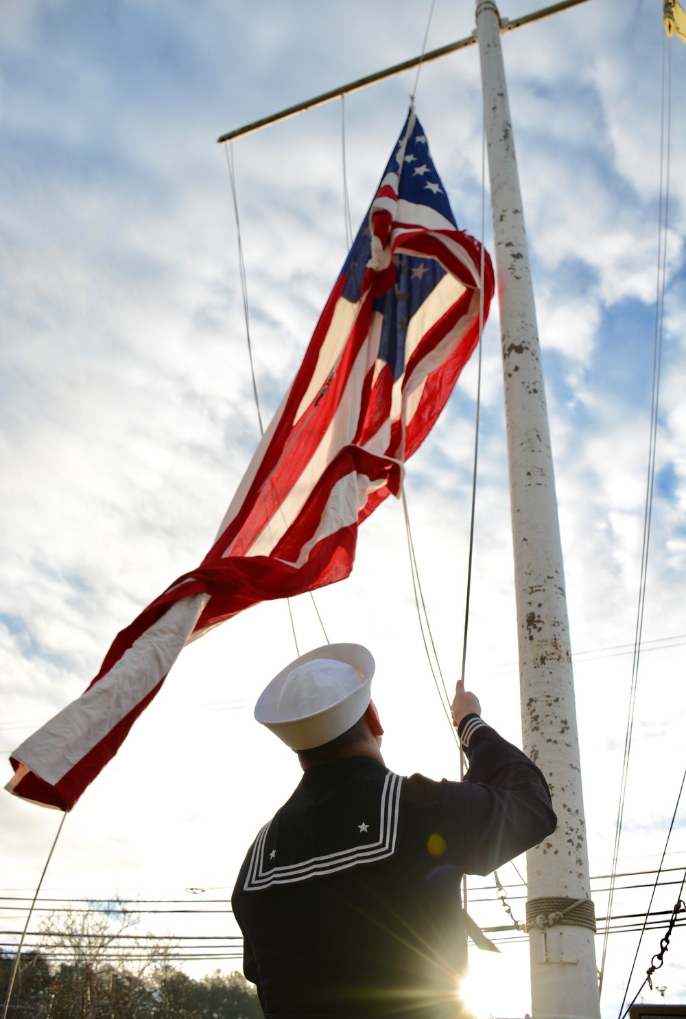 NAS Patuxent River Pearl Harbor Day Flag Raising
