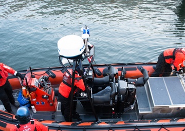 Coast Guard Cutter Spencer crew prepares to get underway in bitter cold